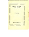 Sarah Lawrence College Catalog, 1927-1928 by Sarah Lawrence College