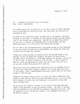 [Memo from Esther Raushenbush to Students and Faculty, January 20, 1969]