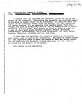 [Memo to the Institute for Community Studies, May 9, 1969]