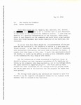 [Memo from Esther Raushenbush to Faculty and Students, May 13, 1969]