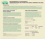Environmentally Sustainable Transportation Solutions for Sarah Lawrence College by Katherine Labadie and Yuci Zhou